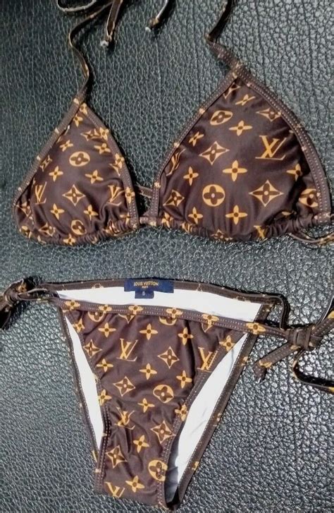 louis vuitton all print red|louis vuitton print bikini.